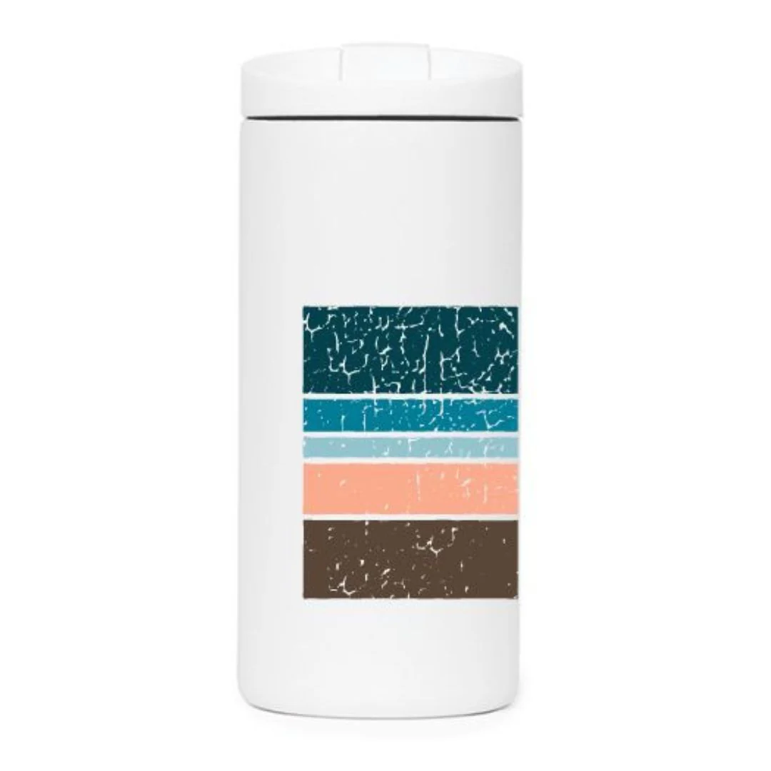 16oz MIIR Flip Traveler - 'Peace Out Big Foot' Inverse Color Scheme - Image 5