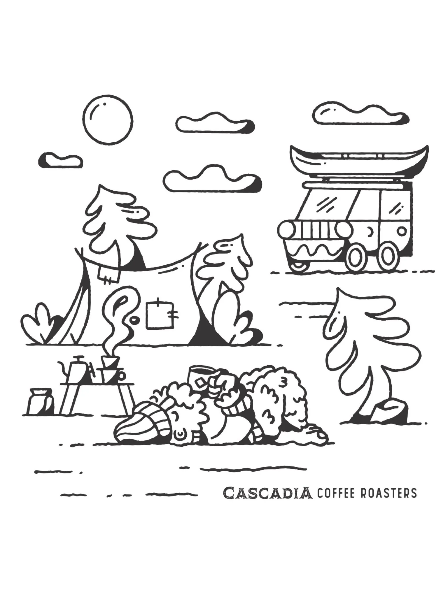 Cascadia Cotton Tote - Limited Edition 'Derek Price x Cascadia Roasters' Collaboration - Image 5